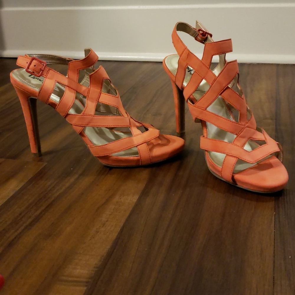 Orange-Peach Heels